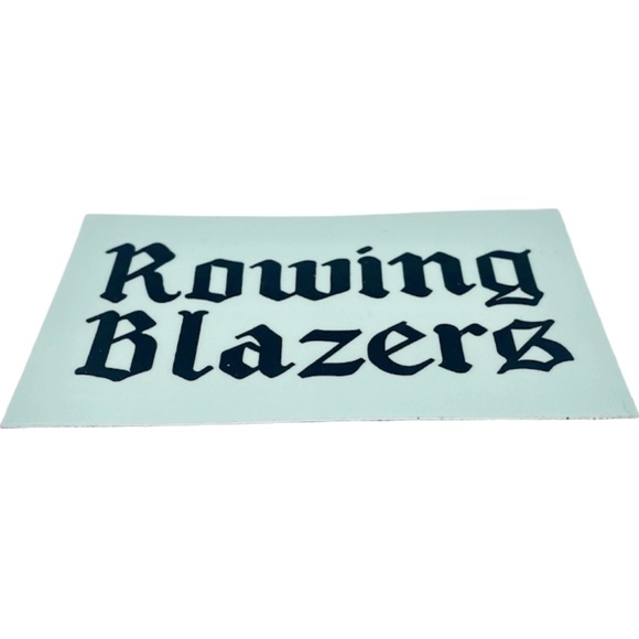 New Rowing Blazers Fashion Brand Light Green Sticker 4” x 2.75” - Picture 6 of 7